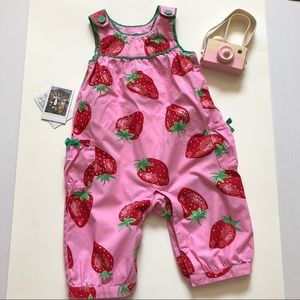 Baby Boden Romper Jumper Pink Strawberries